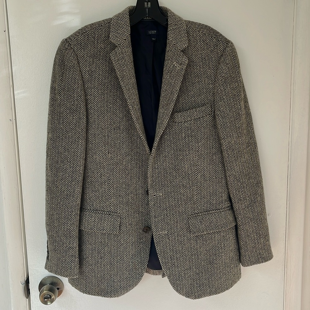 J Crew Ludlow Jacket 36S Sports Coat Herringbone